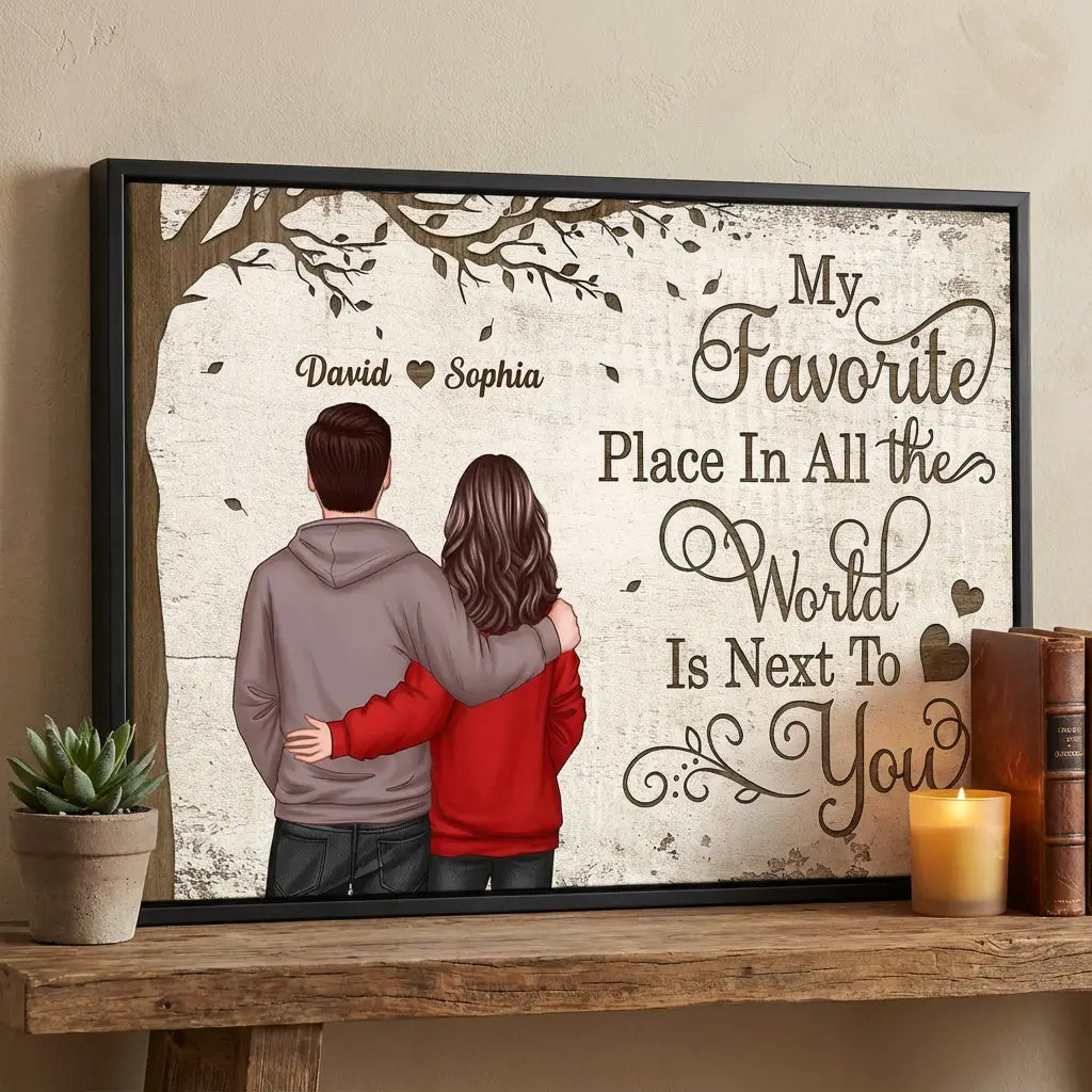 Personalized Poster/Canvas for Him/Her, Husband/ Wife, Couples, Meaningful Gift for Anniversary, Valentine's Day