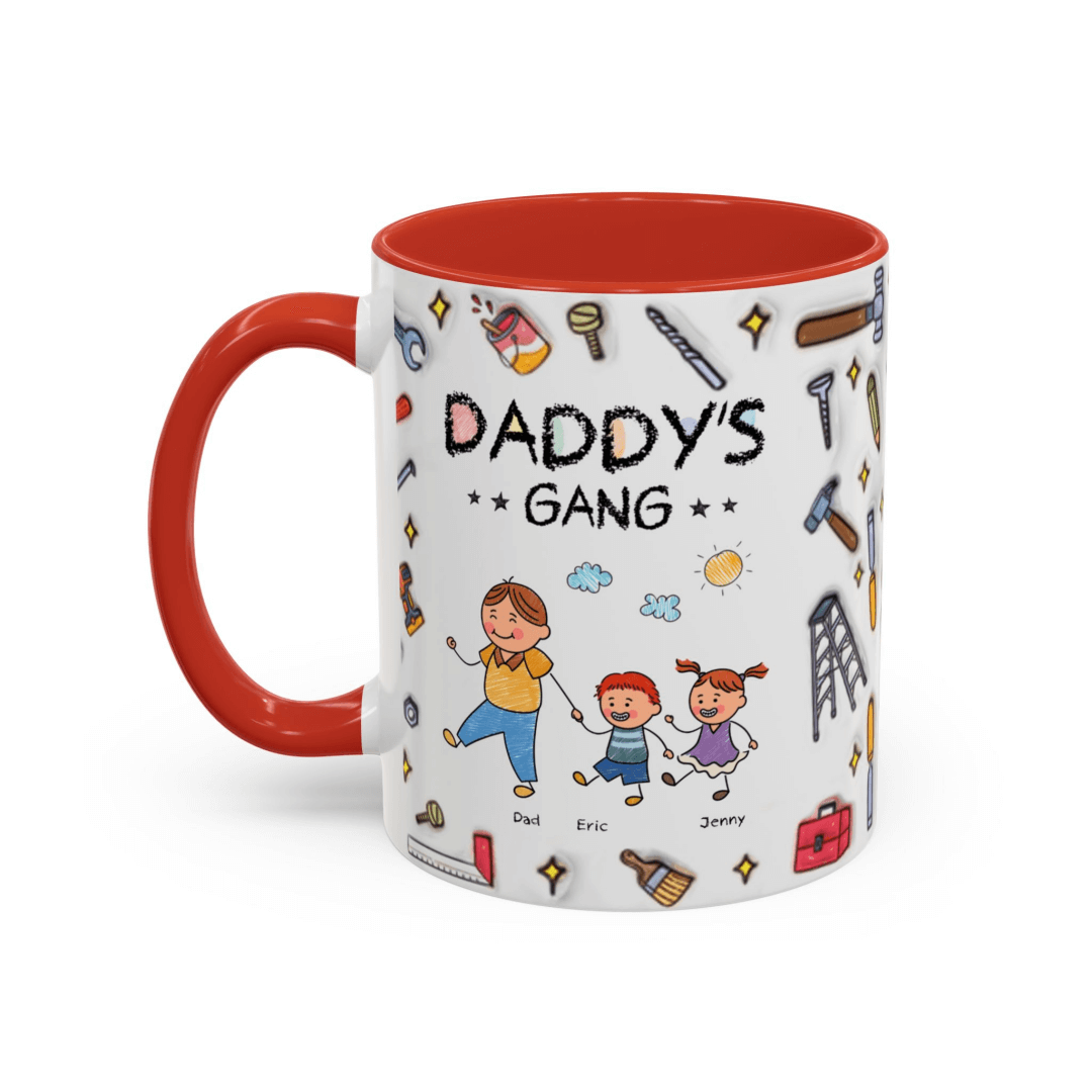 Personalised Grandad/Daddy's/Grandma/Mommy's Gang Mug