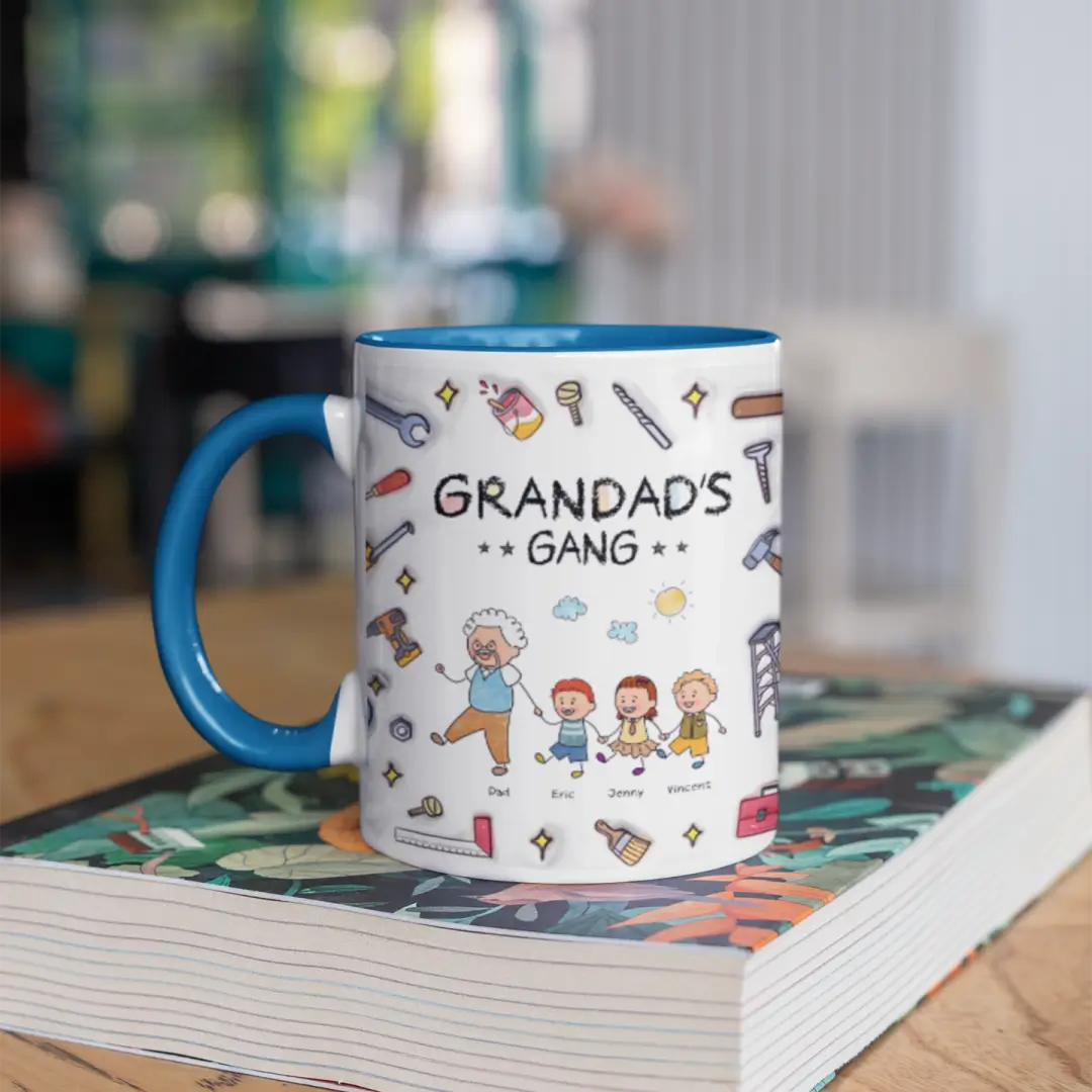 Personalised Grandad/Daddy's/Grandma/Mommy's Gang Mug