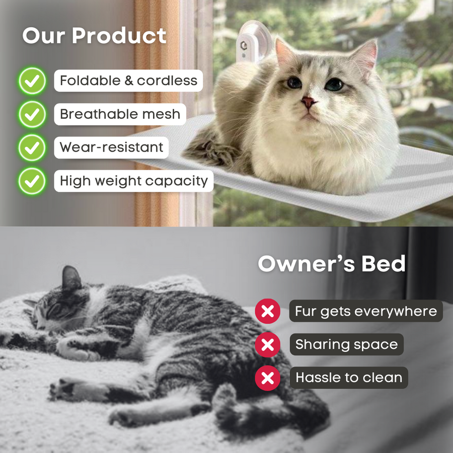 Hamac de fenêtre pour chat