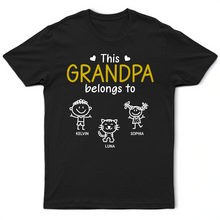 Personalized T-Shirt - Customized Gift For Grandpa/Grandma