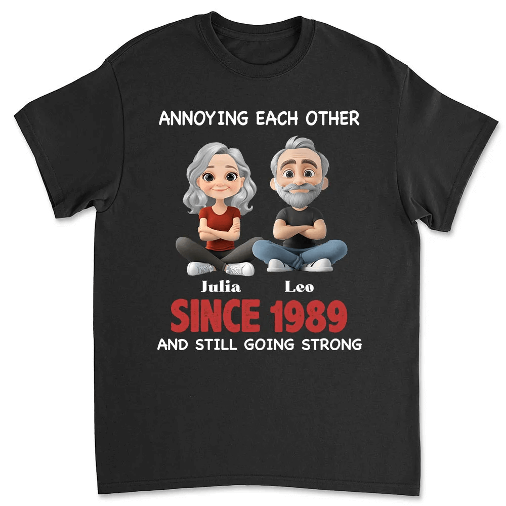 Annoying Each Other for 10 Years - Personalized Shirt for Romantic Occasions