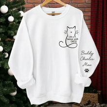 Custom Unisex Sweatshirt, Hoodie for Cat lovers