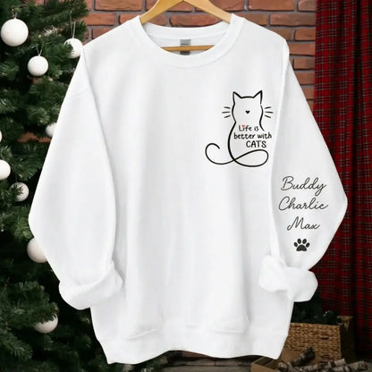 Custom Unisex Sweatshirt, Hoodie for Cat lovers