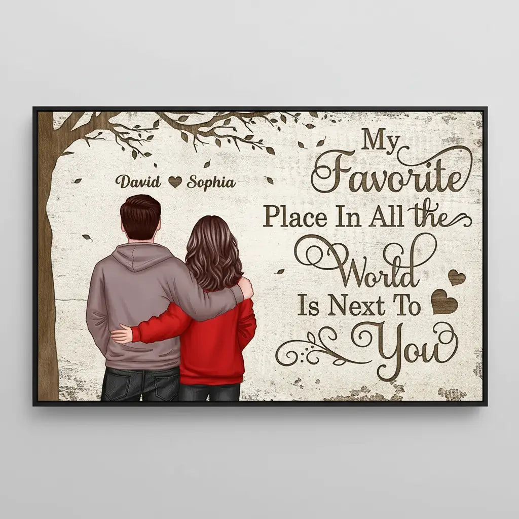 Personalized Poster/Canvas for Him/Her, Husband/ Wife, Couples, Meaningful Gift for Anniversary, Valentine's Day