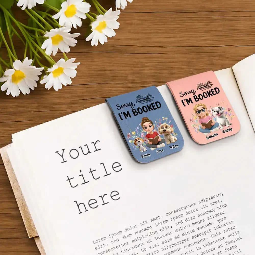 A thoughtful booked already custom pet gift placed on the book