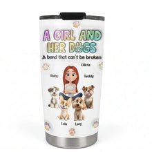 Custom insulated tumbler for dog mom
