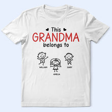 Personalized T-Shirt - Customized Gift For Grandpa/Grandma