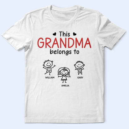 Personalized T-Shirt - Customized Gift For Grandpa/Grandma