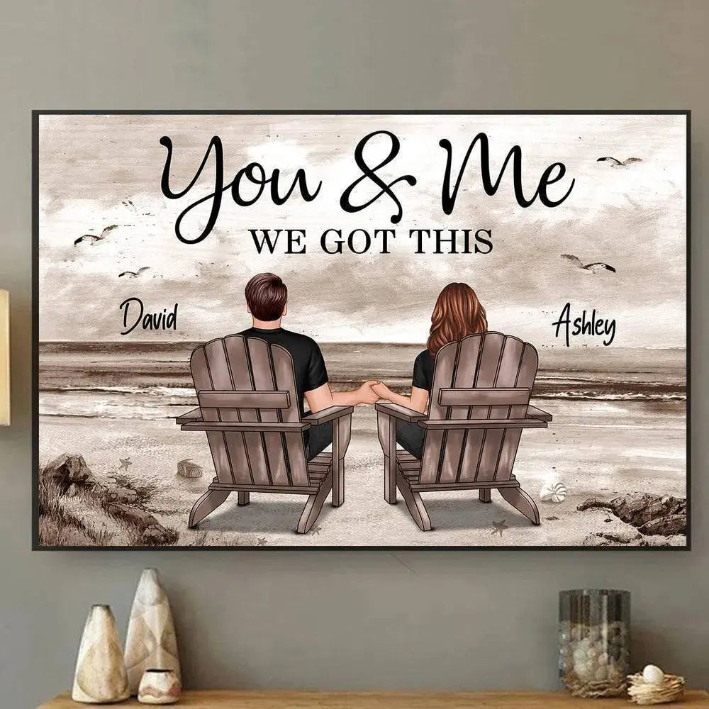 personalized horizontal poster for bedroom home decor