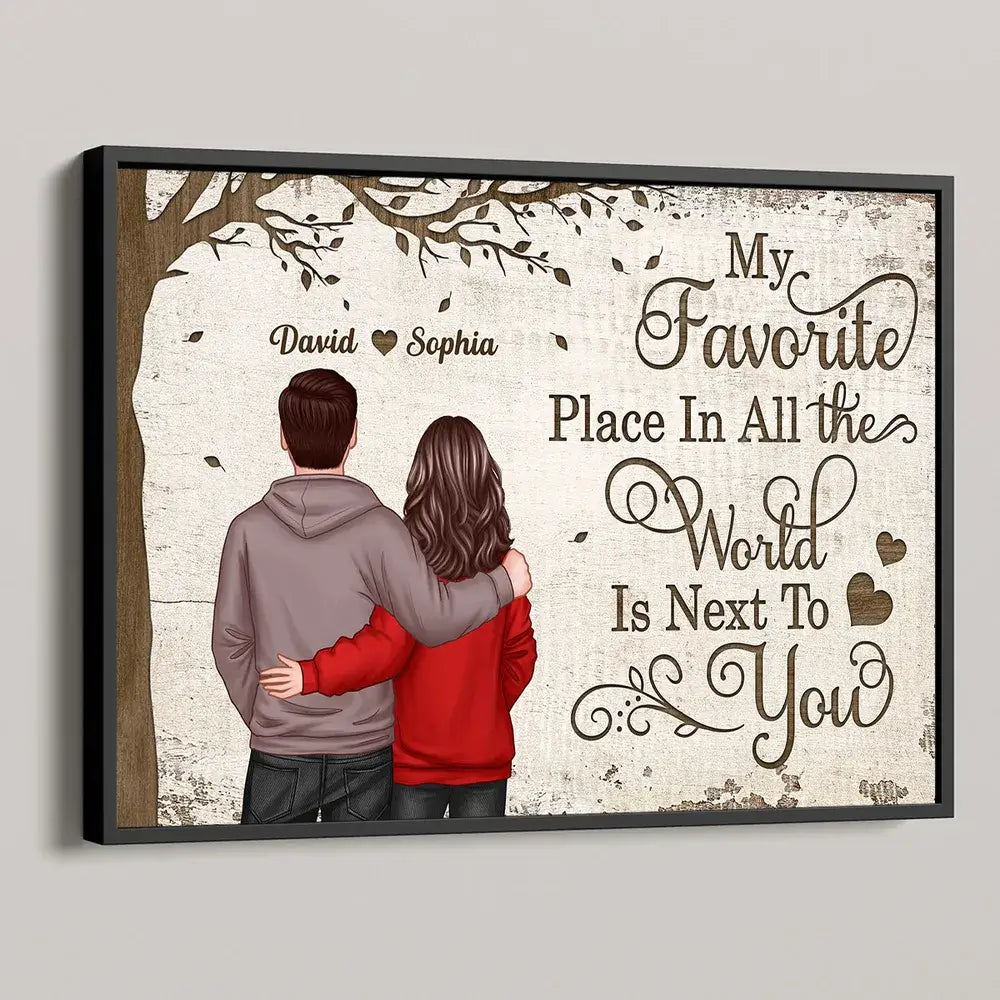 Personalized Poster/Canvas for Him/Her, Husband/ Wife, Couples, Meaningful Gift for Anniversary, Valentine's Day