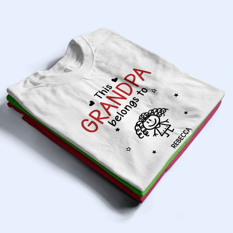 Personalized T-Shirt - Customized Gift For Grandpa/Grandma