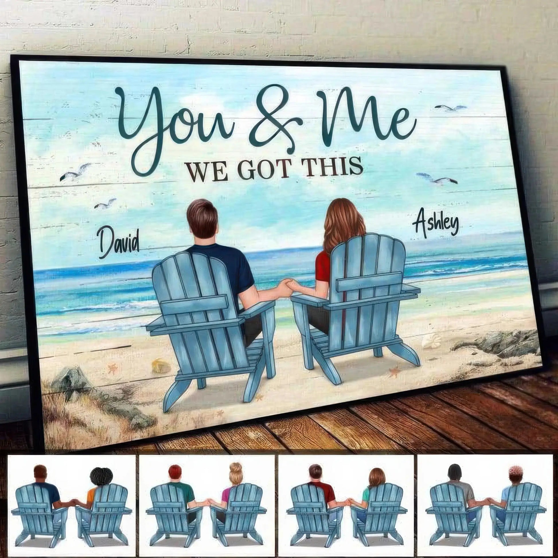 personalized anniversary gift for couple we got this poster