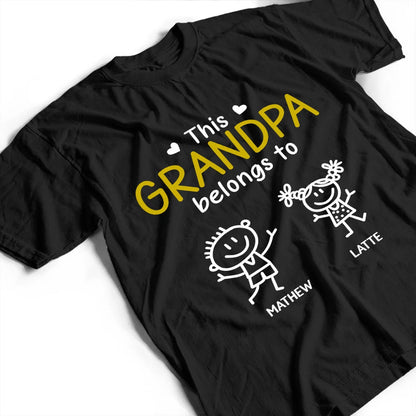 Personalized T-Shirt - Customized Gift For Grandpa/Grandma