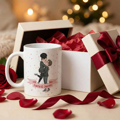 Customized Coffee Mug - World's Best Girlfriend - Personalized Gift For Girlfriend