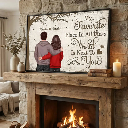 Personalized Poster/Canvas for Him/Her, Husband/ Wife, Couples, Meaningful Gift for Anniversary, Valentine's Day
