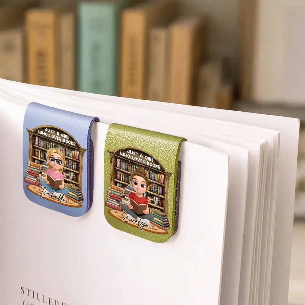 A thoughtful stocking stuffer gift exchange featuring custom magnetic reading accessories.