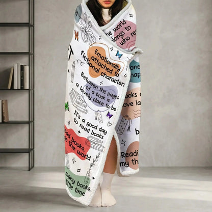 personalized wearable blanket hoodie