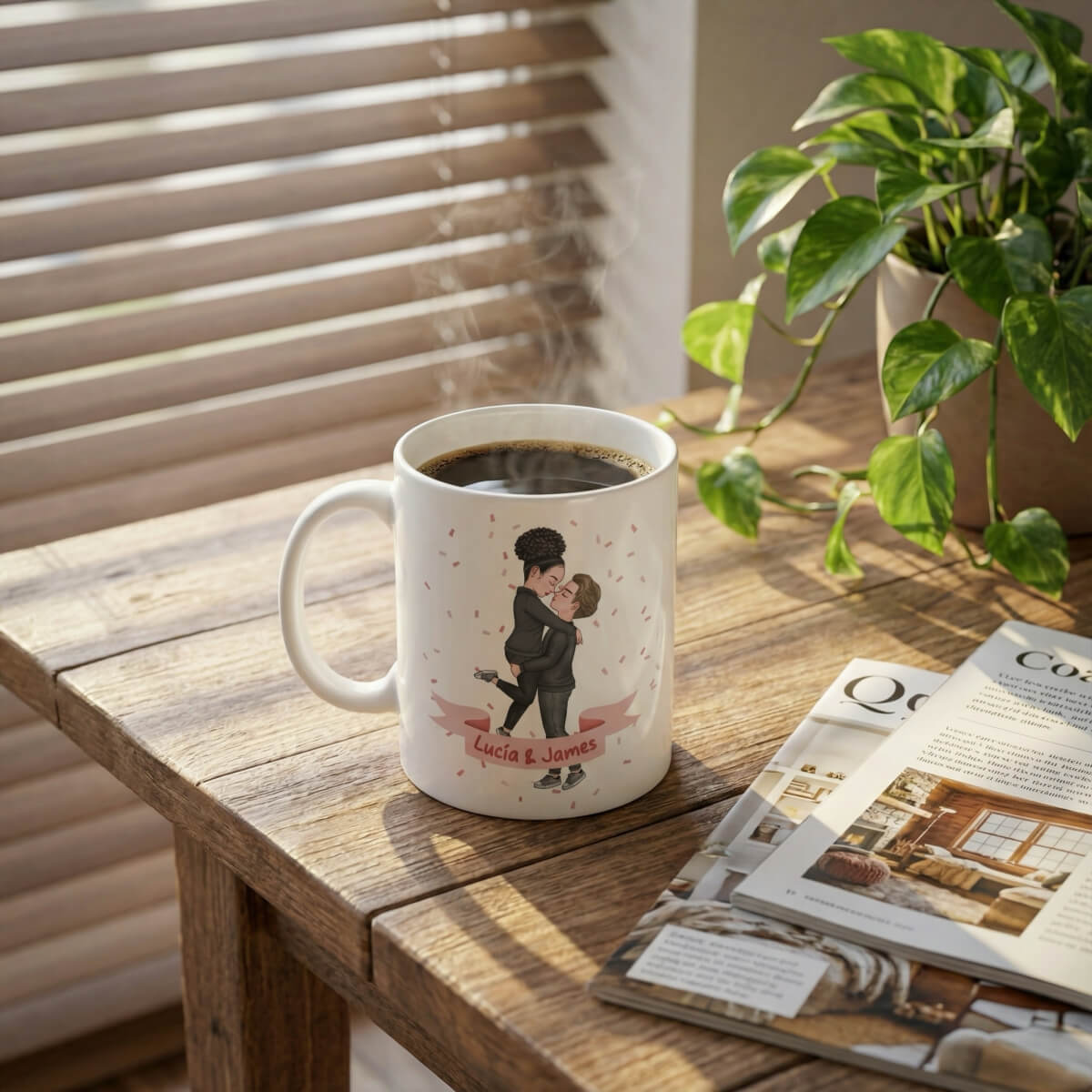 Customized Coffee Mug - World's Best Girlfriend - Personalized Gift For Girlfriend