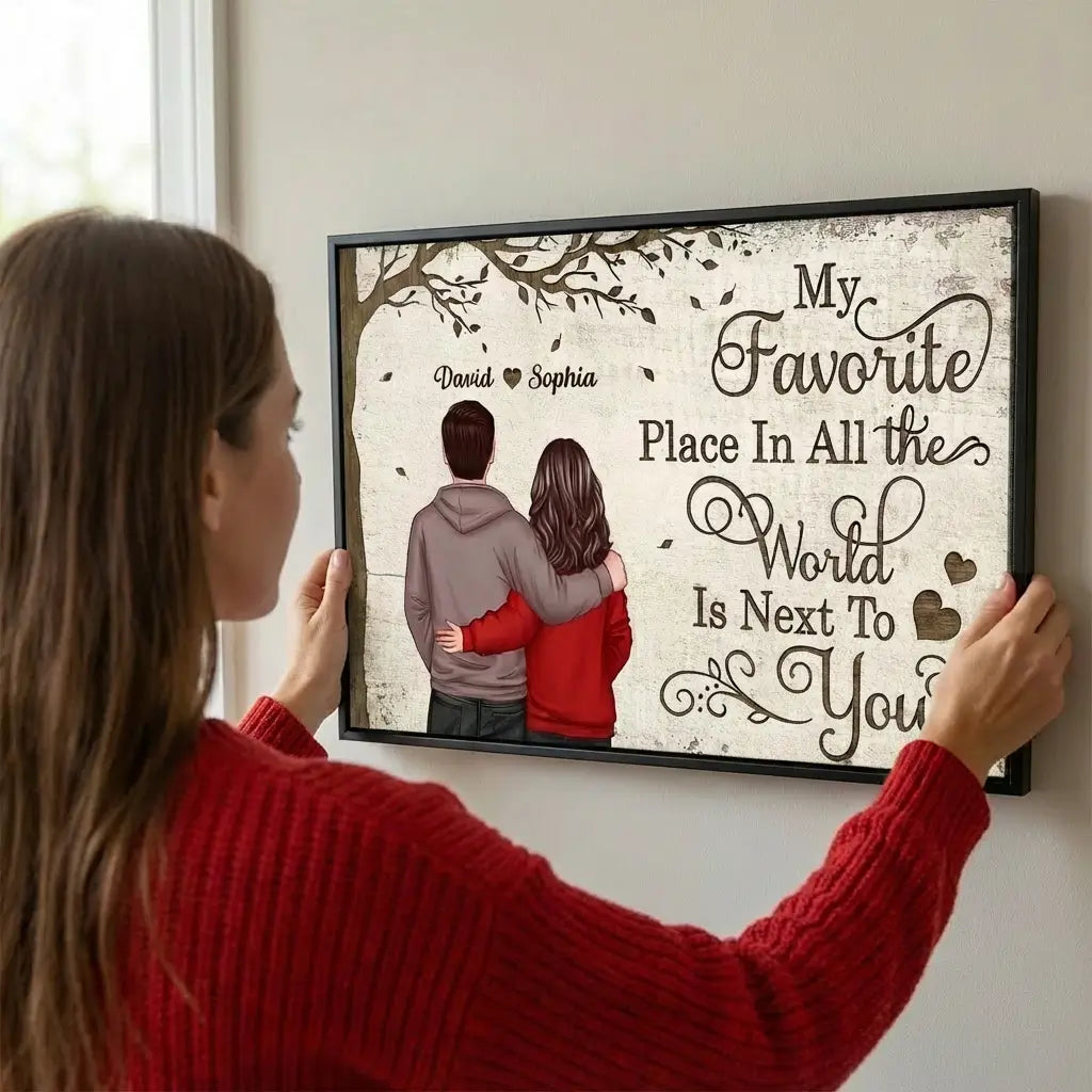 Personalized Poster/Canvas for Him/Her, Husband/ Wife, Couples, Meaningful Gift for Anniversary, Valentine's Day