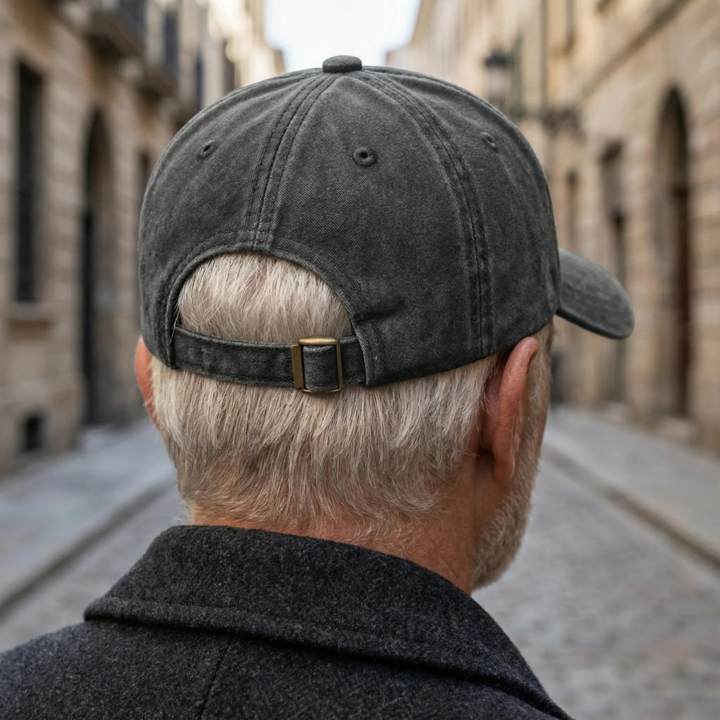 Personalized Washed Denim Cap - My Favorite People Call Me Dad