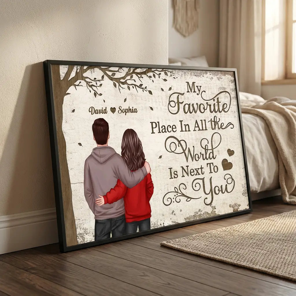 Personalized Poster/Canvas for Him/Her, Husband/ Wife, Couples, Meaningful Gift for Anniversary, Valentine's Day
