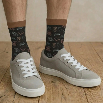 Mid-tube funny socks keeping feet warm