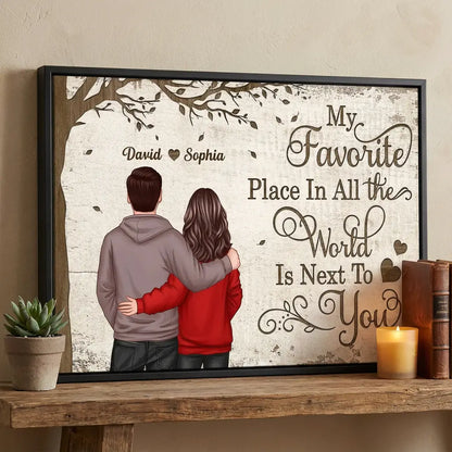 Personalized Poster/Canvas for Him/Her, Husband/ Wife, Couples, Meaningful Gift for Anniversary, Valentine's Day