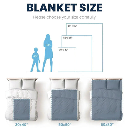 Personalized Reading Blanket Size Chart
