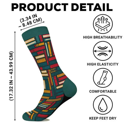 custom crew socks detail