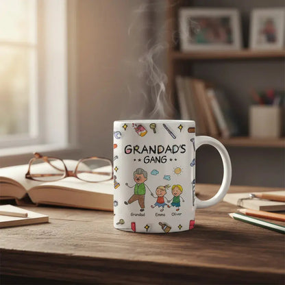 Perfect coffee mug for father on a desk