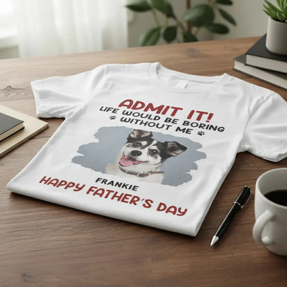 Custom Photo Dog & Cat Personalized Custom Unisex T-shirt, Perfect Gift for Pet Lovers