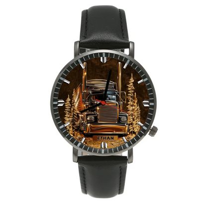 Best Truck Driver Custom Watch for gift for truck driver - alternate product view