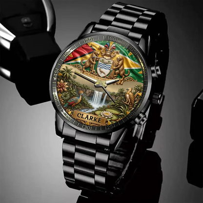 Personalized Guyana Heritage Watch - product detail 4
