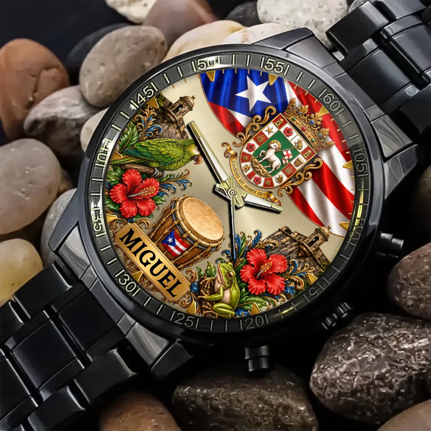 Personalized Puerto Rican Pride Watch - product detail 2