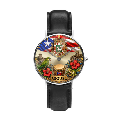 Personalized Puerto Rican Pride Watch - product detail 15