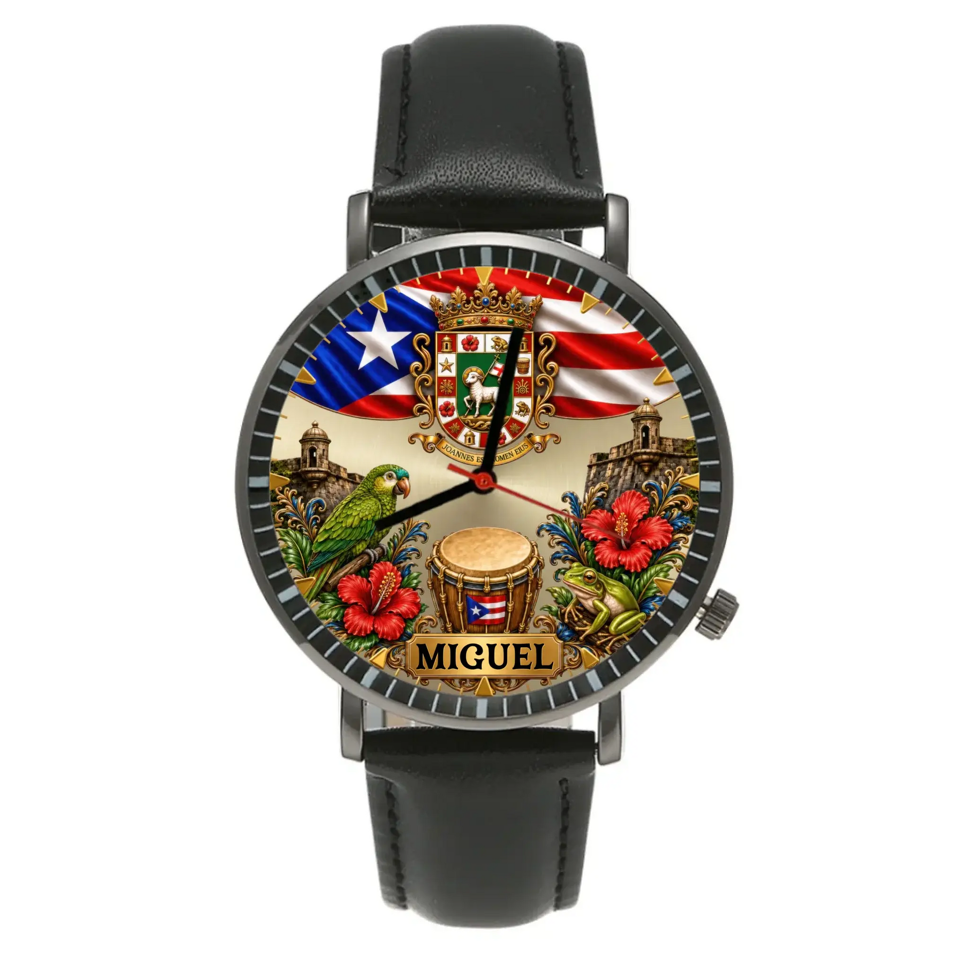 Personalized Puerto Rican Pride Watch - product detail 17
