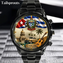 Personalized Cuban Heritage Watch - main product view