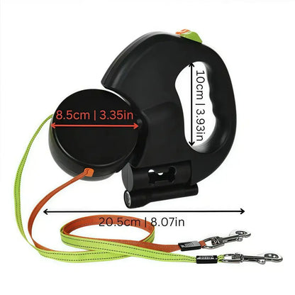 Dual Dog Leash-No Tangle Tailsprouts