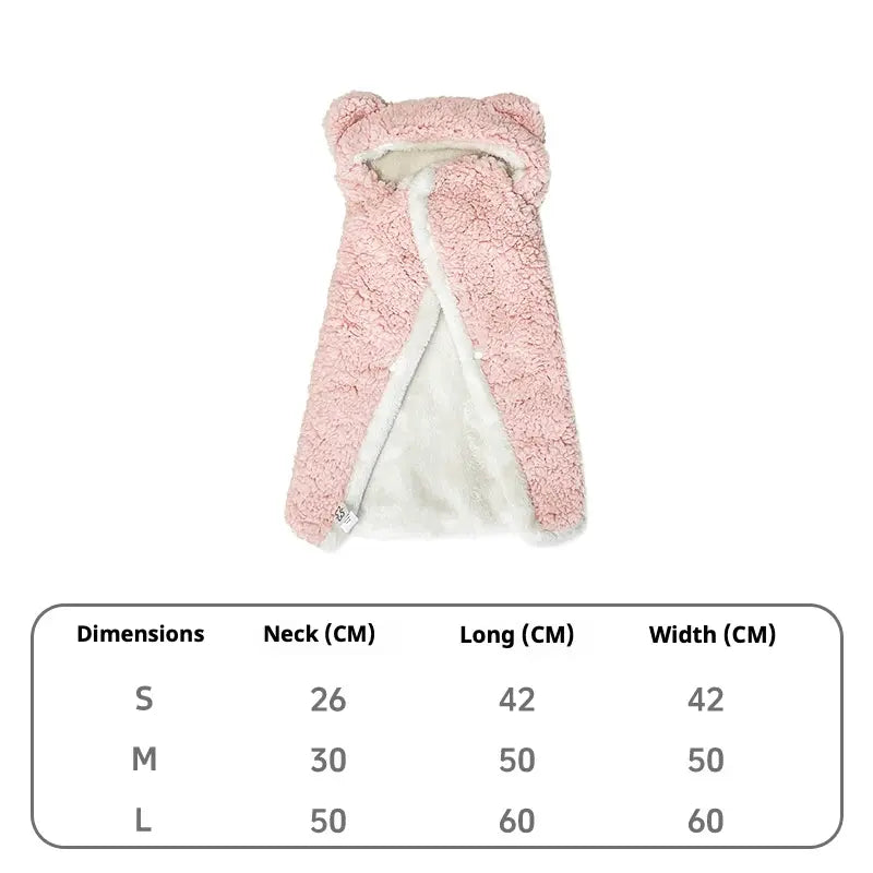 Cozy Pet Pajama Cape [[{"value":"shop name"}]]