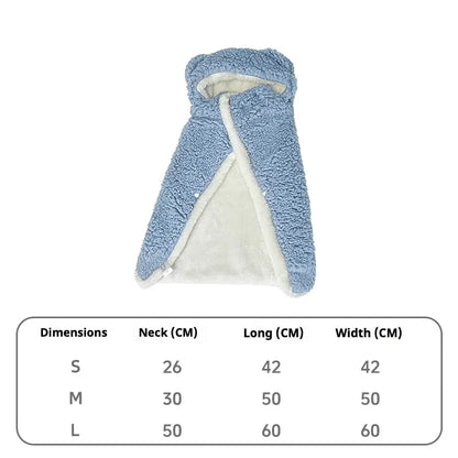 Cozy Pet Pajama Cape [[{"value":"shop name"}]]