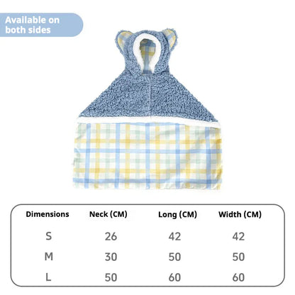 Cozy Pet Pajama Cape [[{"value":"shop name"}]]