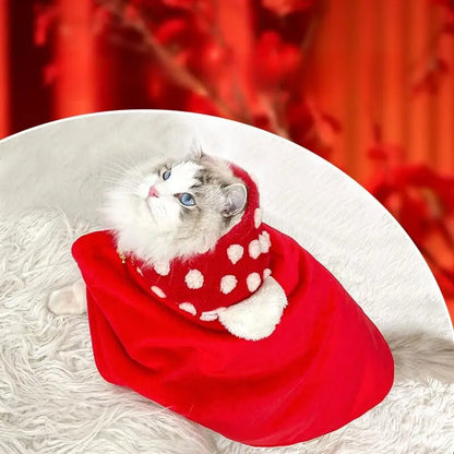 Cozy Pet Pajama Cape [[{"value":"shop name"}]]