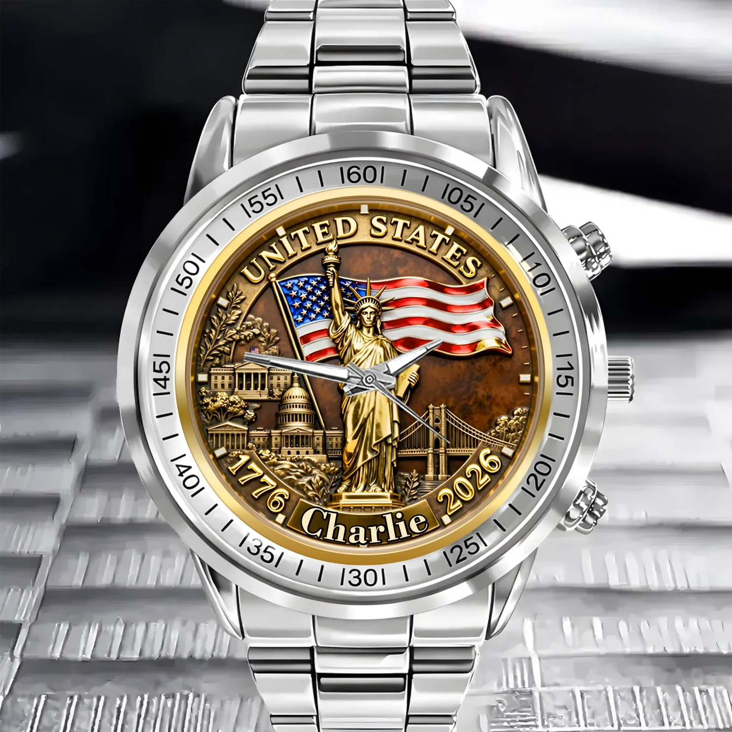 Customized Veteran Watch - Honoring 250th Anniversary