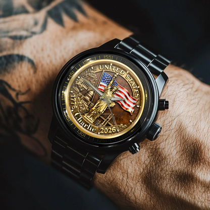 Customized Veteran Watch - Honoring 250th Anniversary
