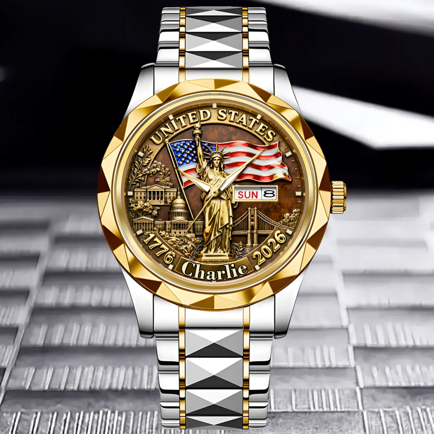 Customized Veteran Watch - Honoring 250th Anniversary