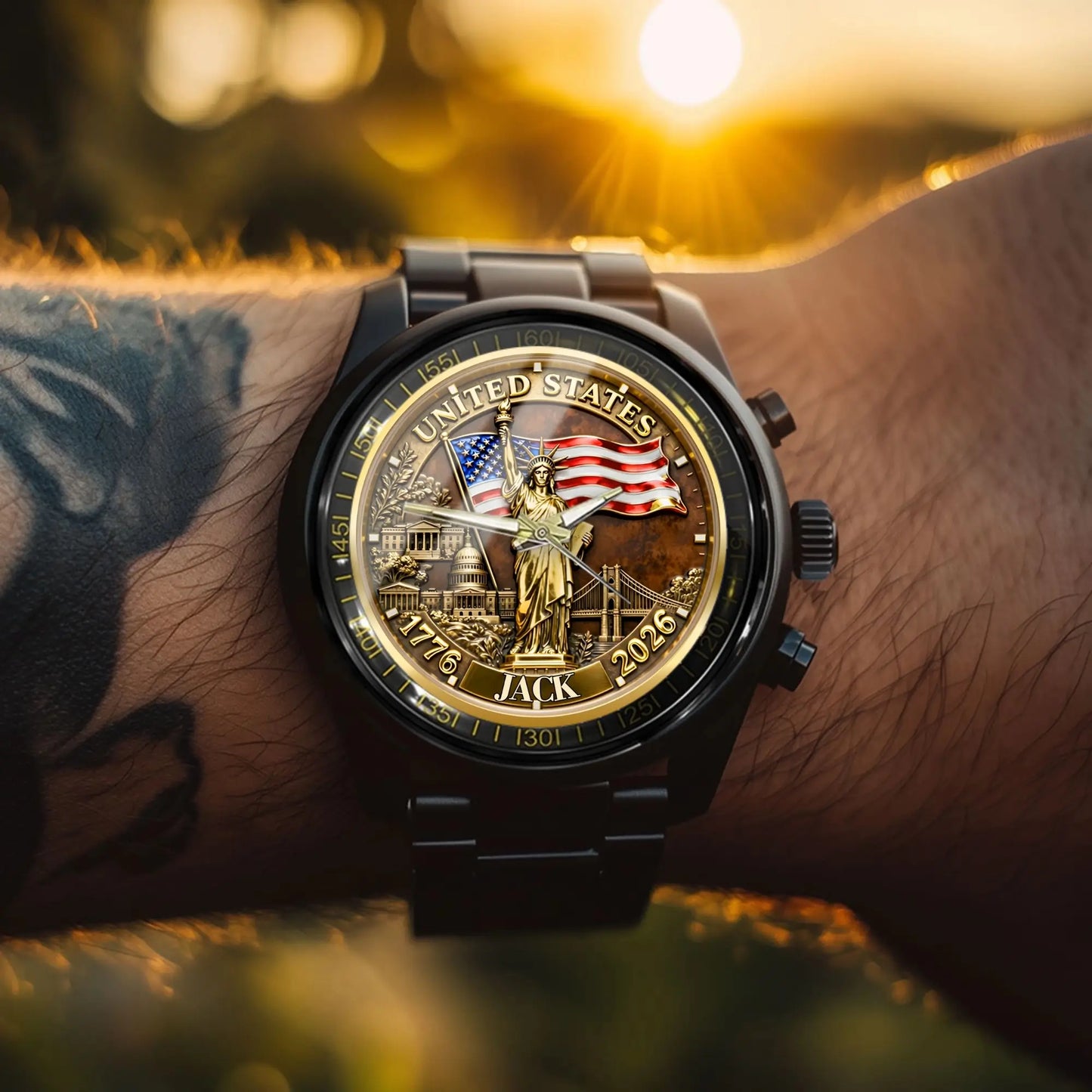 Customized Veteran Watch - Honoring 250th Anniversary