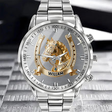 Lucky Horseshoe Customized Horse Watch - Meaningful Gifts for Horse Lovers