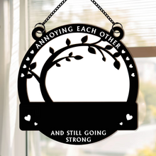 Personalized Window Hanging Suncatcher - Unique Gift for Boyfriend, Girlfriend, Spouse