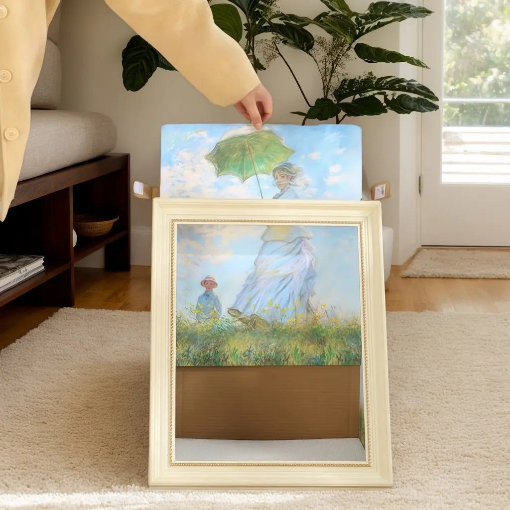 Oil Painting Cat Scratching Board [[{"value":"shop name"}]]